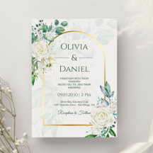Green and White Elegant Wedding 