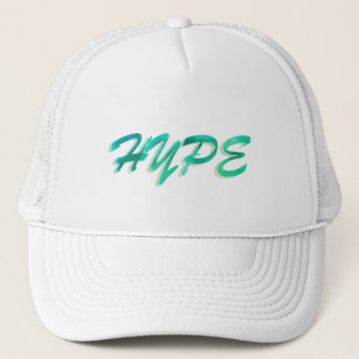 Green and White Hype  Trucker Hat