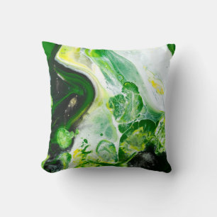 Green and white liquid cushion