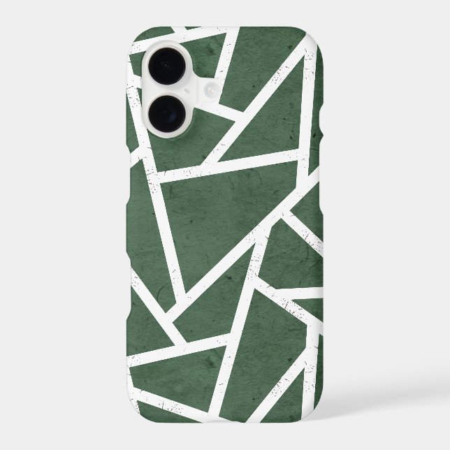 Green and white mosaic pattern (Back)