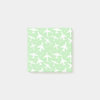 Green and White Pilot Post-it Notes