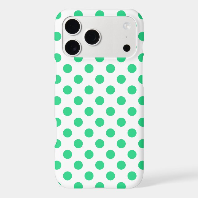 Green and white polka dots (Back)