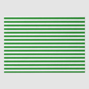 Green and White Striped Christmas or All Occasion Tissue Paper