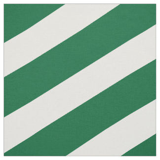Green and white striped pattern fabric