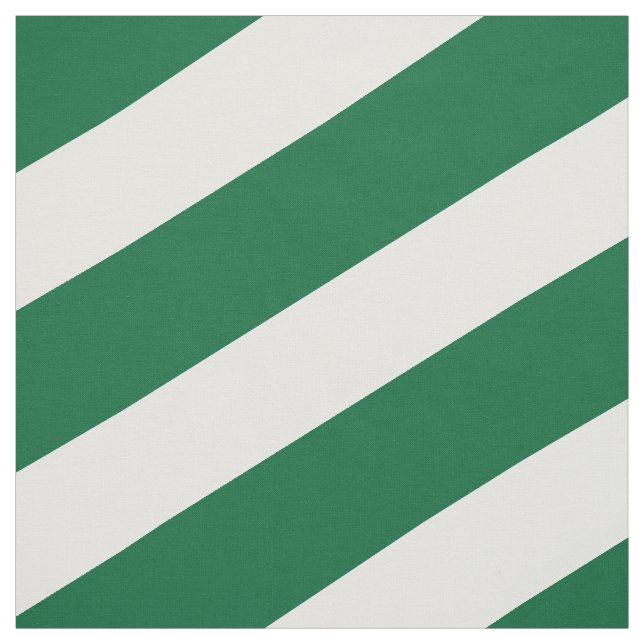 Green and white striped pattern fabric (Swatch)
