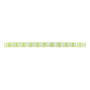 Green And White Striped Ribbon Satin Ribbon
