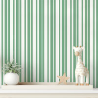 Green and White Striped