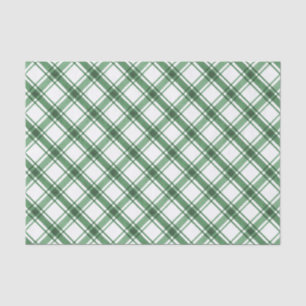 Green and White Tissue Paper