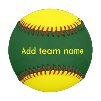 Green and Yellow Baseball