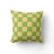 Green and Yellow Chequered Pillow