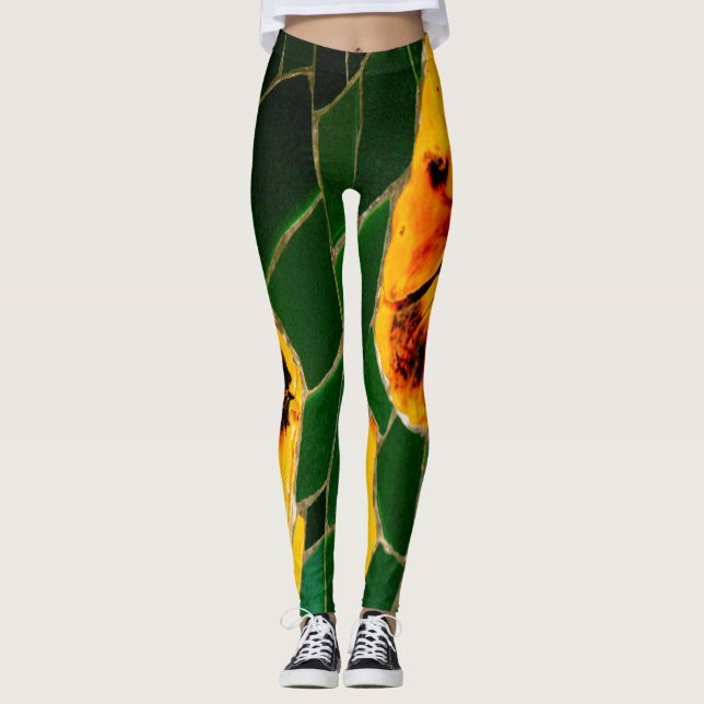 Green and Yellow Leggings (Front)