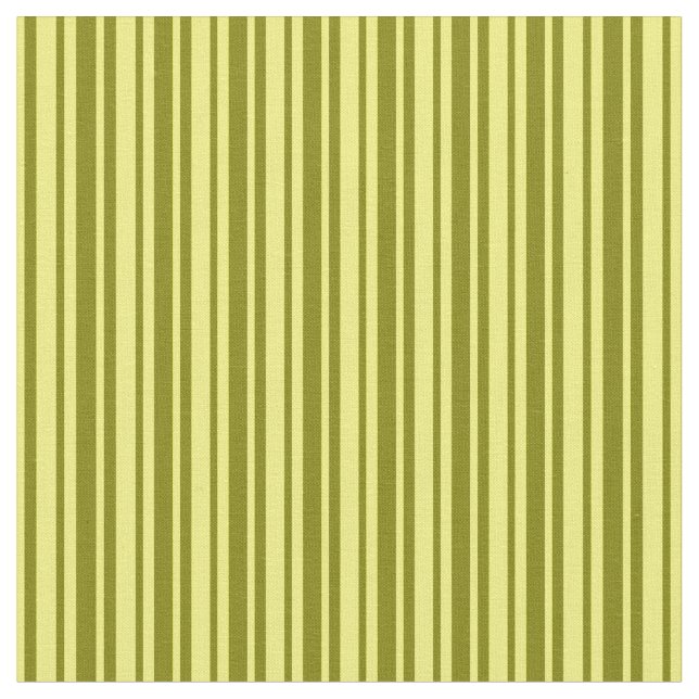 Green and Yellow Lines Pattern Fabric (Close Up)