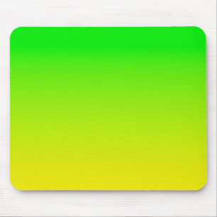 Green and yellow neon gradient mouse mat