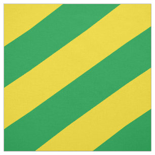 Green and yellow  striped pattern fabric