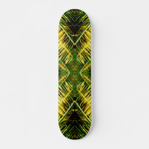 Green and Yellow Venomous Bite Skateboard