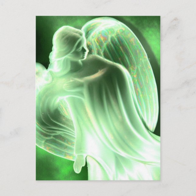 Green Angel Postcard (Front)