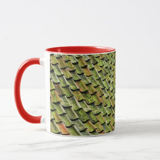 green angles mug (Left)