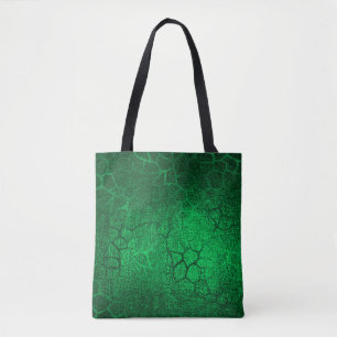 Green Animal Print Tote Bag