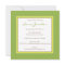 Green Apple Baby Carriage Shower Invitation