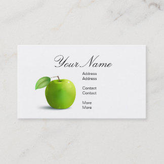 Green Apple Business Card