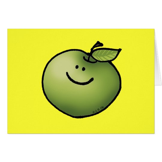 Green apple card
