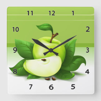 Green Apple Clock