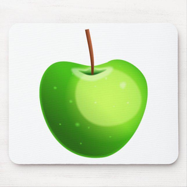 Green Apple Mouse Mat (Front)