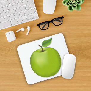 Green Apple  Mouse Mat