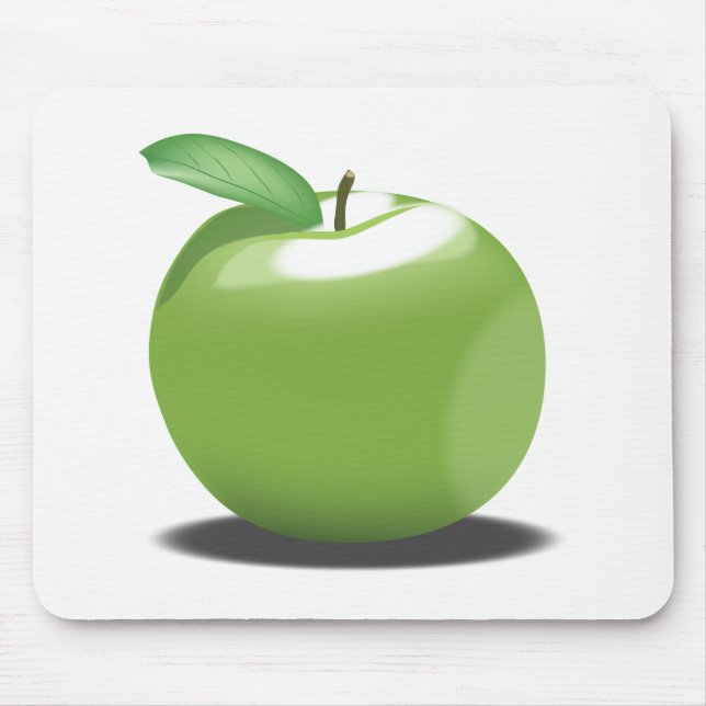 Green Apple Mouse Mat (Front)