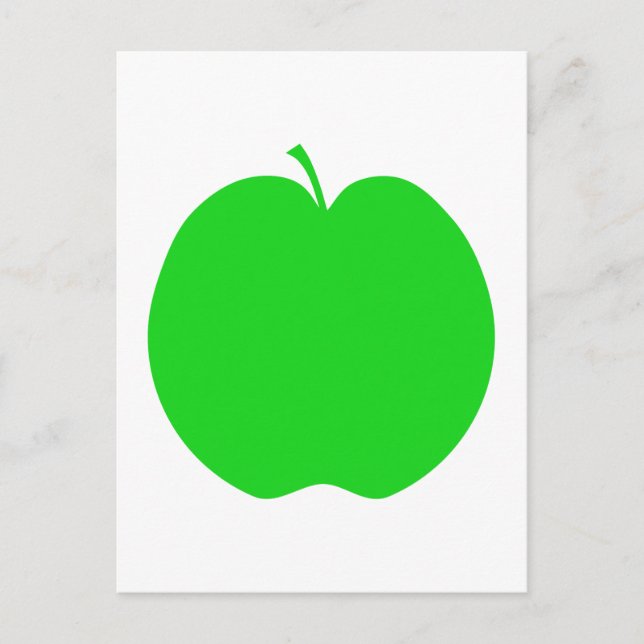 Green Apple. Postcard (Front)