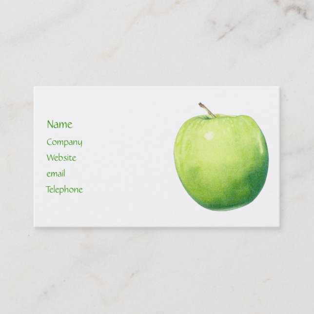 Green Apple Profile Card (Front)