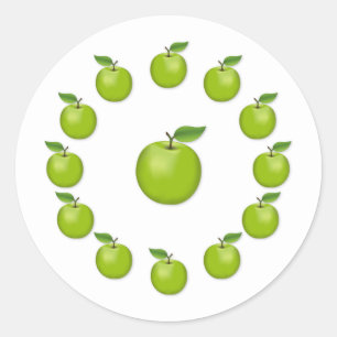 Green Apple Stickers