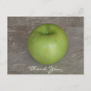 Green Apple Thank You Postcard