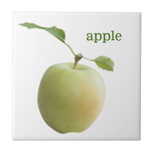 Green apple tile