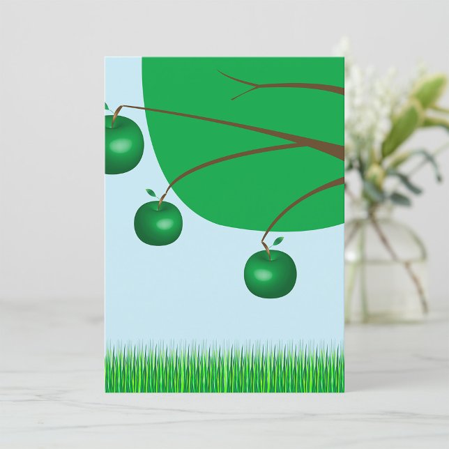 Green Apple Tree Invitation (Creator Uploaded)