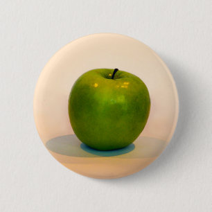 Green Apple Trio 6 Cm Round Badge