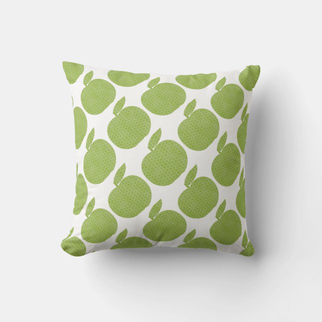 Green Apples Cushion (Front)