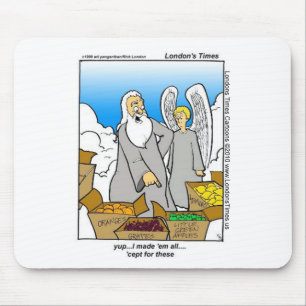 Green Apples Funny Mugs Cards Tees & Gifts Mouse Mat