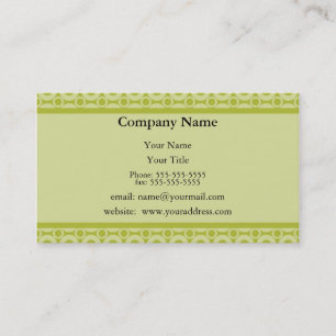 Green Appointment Reminder Card