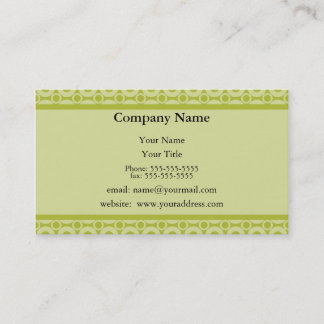 Green Appointment Reminder Card