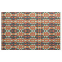 Green Aqua Turquoise Red Orange Brown Ethnic Look