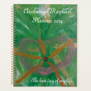 green archangel Raphael planner