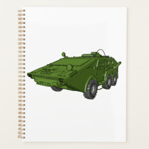 Green Armoured Military Vehicle Planner