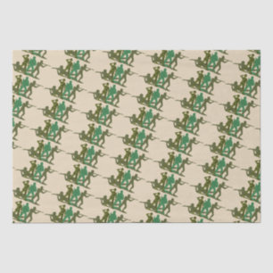 Green Army Action Men Tissue Paper