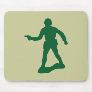 Green Army Man Mouse Mat