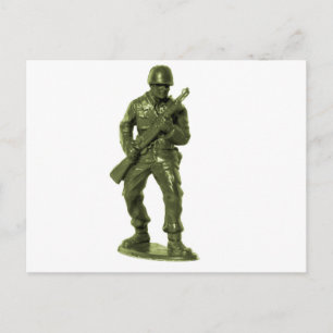 Green Army Man Postcard