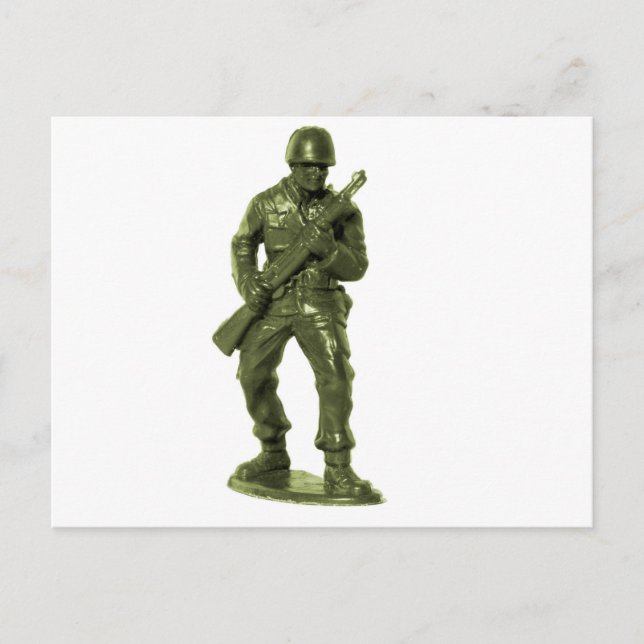 Green Army Man Postcard (Front)