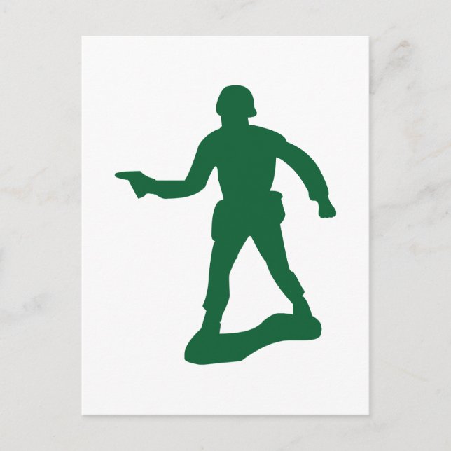 Green Army Man Postcard (Front)
