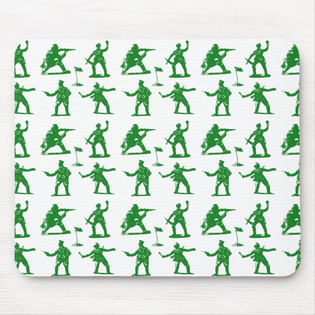 Green Army Men Mouse Mat (Front)