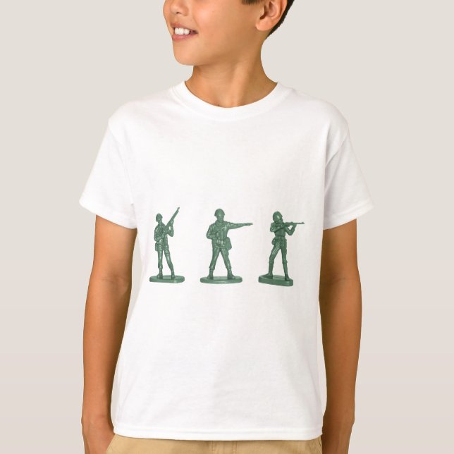 Green Army Men T-Shirt (Front)